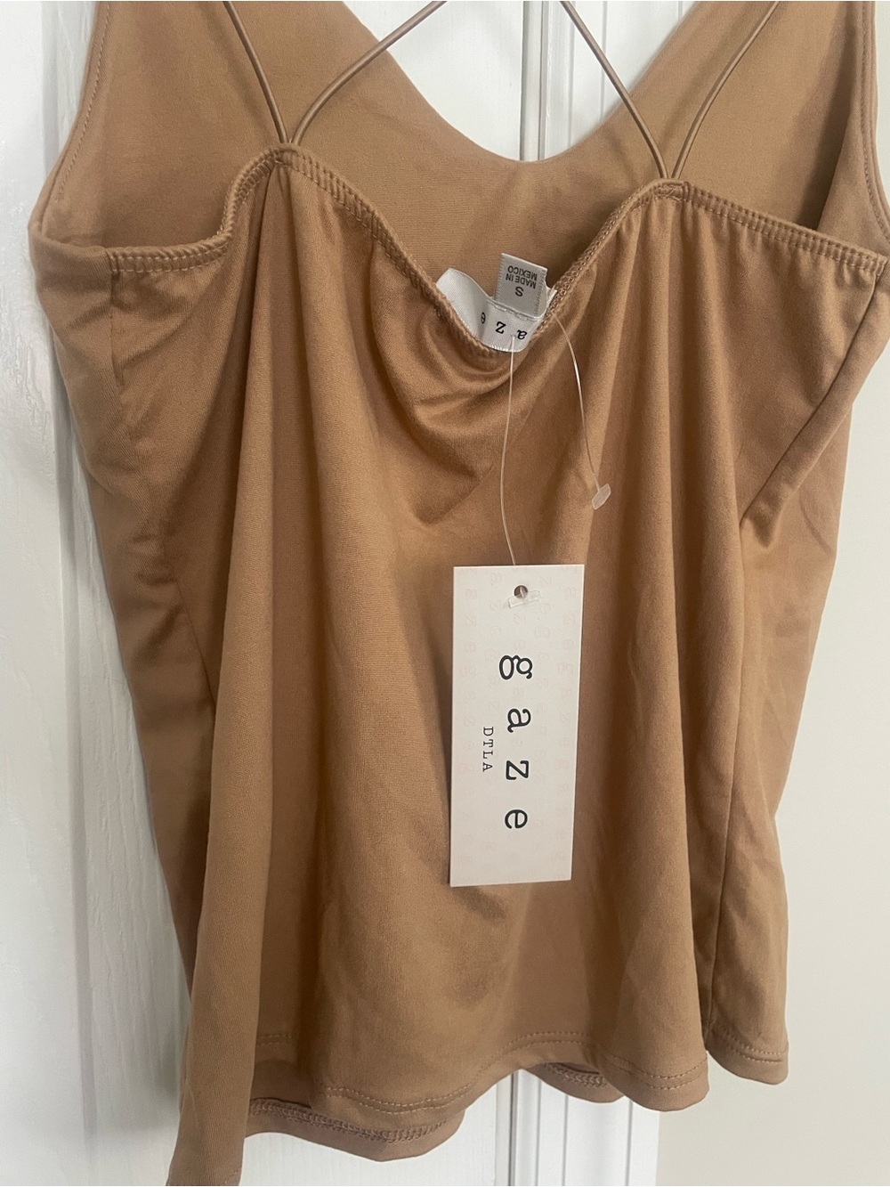 Cross-Back V-Neck Cami - Picture 3 of 3